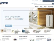 Tablet Screenshot of amway.pt