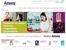 Tablet Screenshot of amway.com.pa