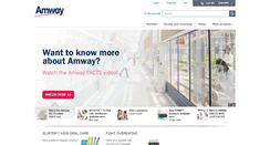 Desktop Screenshot of amway.hr