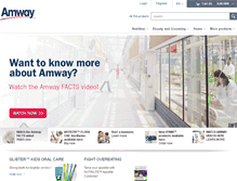 Tablet Screenshot of amway.hr