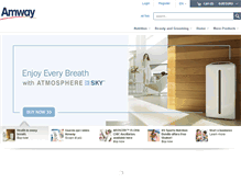 Tablet Screenshot of amway.it