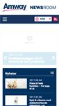 Mobile Screenshot of news.amway.no