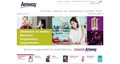 Desktop Screenshot of amway.com.sv