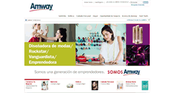 Desktop Screenshot of amway.com.hn