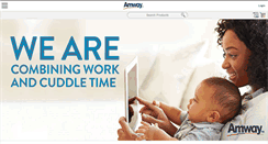 Desktop Screenshot of m.amway.com