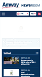 Mobile Screenshot of news.amway.fi