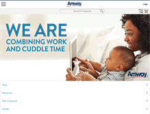 Tablet Screenshot of amway.net