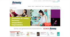 Desktop Screenshot of amway.com.ar