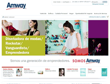Tablet Screenshot of amway.com.uy