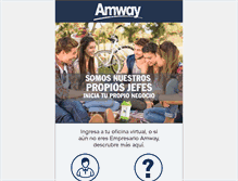 Tablet Screenshot of amway.co.cr