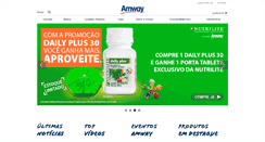 Desktop Screenshot of amway.com.br