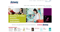 Desktop Screenshot of amway.cl